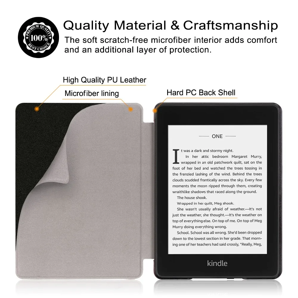 Магнитный умный чехол для Amazon New Kindle Paperwhite 4 Чехол для Kindle Paperwhite чехол