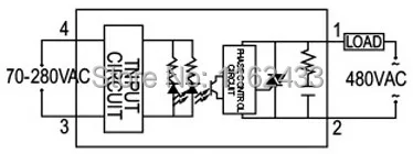 ASH-AA series solid state relay structure figure