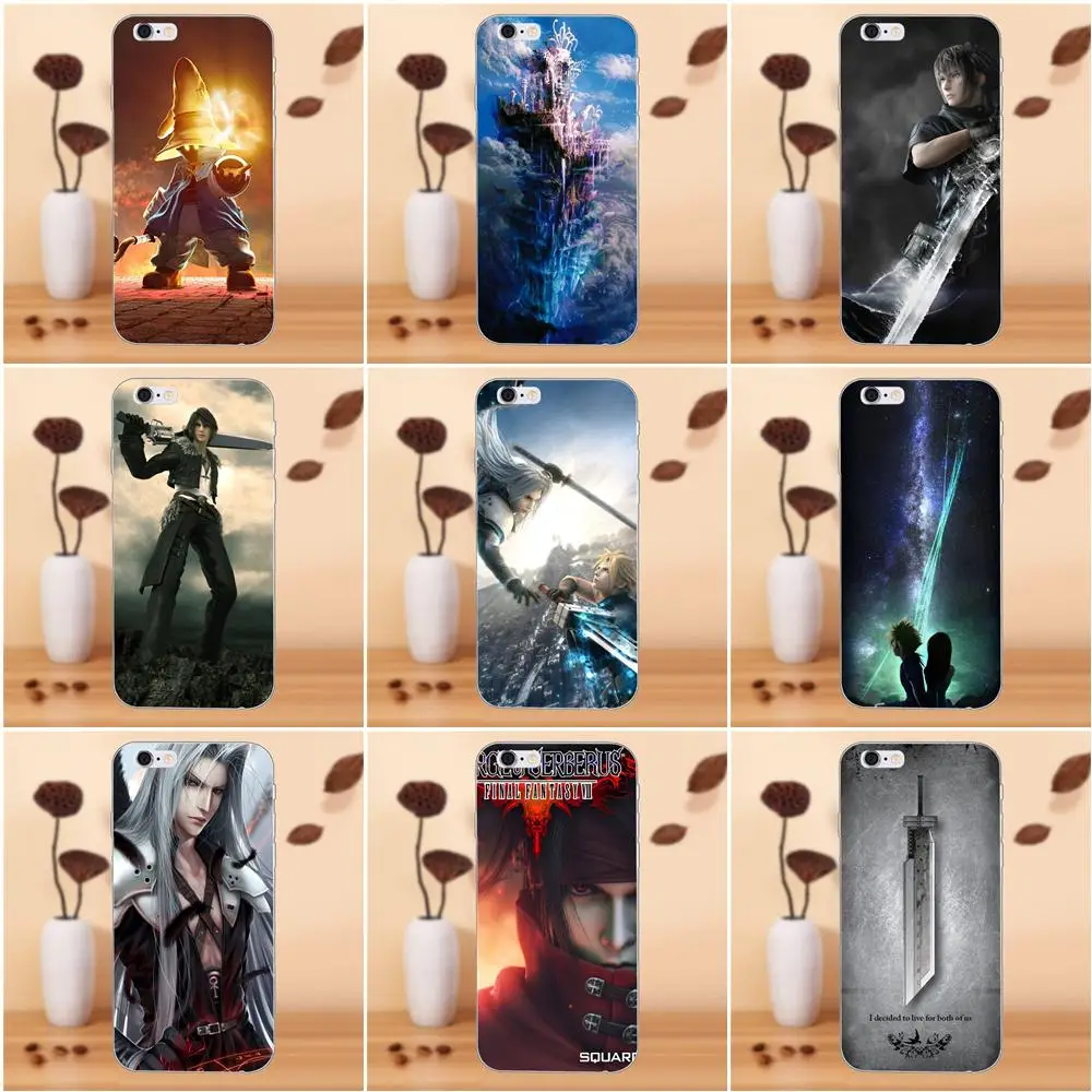 

For Xiaomi Mi3 Mi4 Mi4C Mi4i Mi5 Mi 5S 5X 6 6X 8 SE A1 Max Mix 2 Note 3 4 Soft Phone Final Fantasy Noctis And Puppy Xv Art
