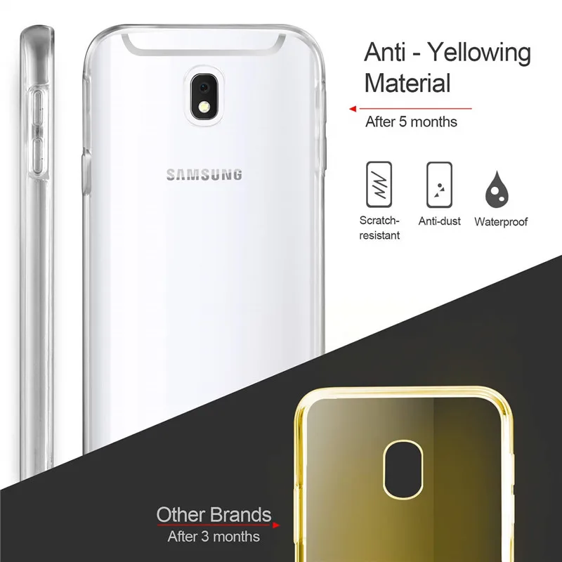 Чехол с полным корпусом для Samsung Galaxy A5 2017 J3 J5 J7 A7 A9 A9s A8 A6 Plus 2018 J6 J4 J8 S8 S9 Note 8 9
