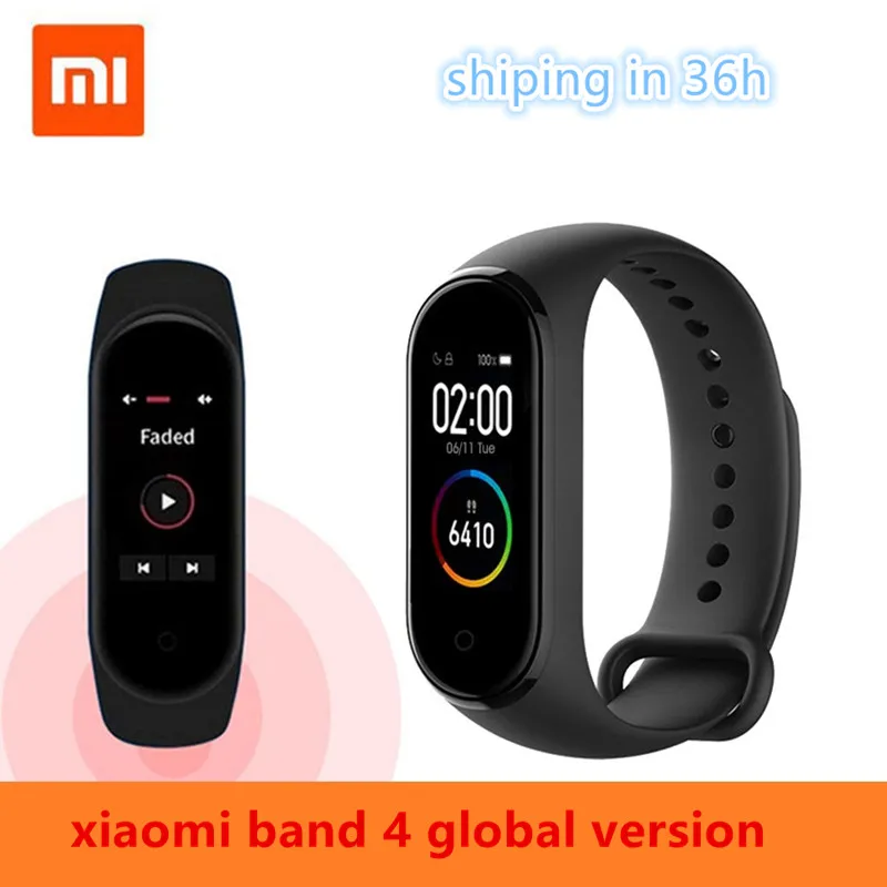 

2019 newest xiaomi Mi band 4 global version 0.95 inch Color Screen Bracelet Heart Rate Fitness Bluetooth5.0 50m Waterproof