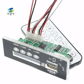 

1PCS MP3 Decoding Board Module LED Aux w/ TF Card Slot / USB / FM / Remote Clock Decoding Board Module