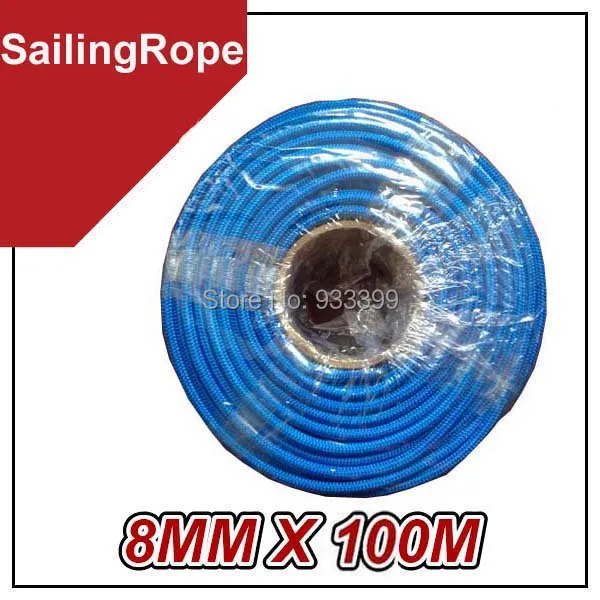 

8 MM UHMPE Marine yachting rope Dock lines Mooring lines boats Sailing Marine running rigging Strength 3200KG 100 M/Roll