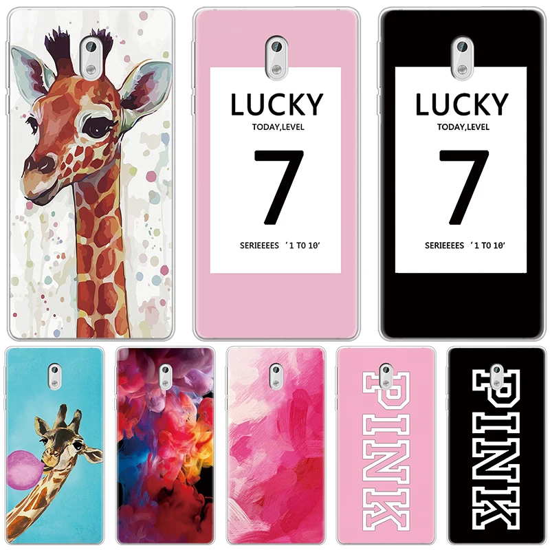 

Fashion Art Giraffe Case For Nokia 3 Coque Fundas Protection Thin TPU Soft Cover For Nokia 3.2 3 Back Case Luxury Accessories