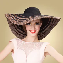 Соломенная шляпа модная летняя женская анти-ультрафиолетового Кепки приморский девушка для отдыха Защита от Солнца шляпа женский Защита от солнца пляж шляпа