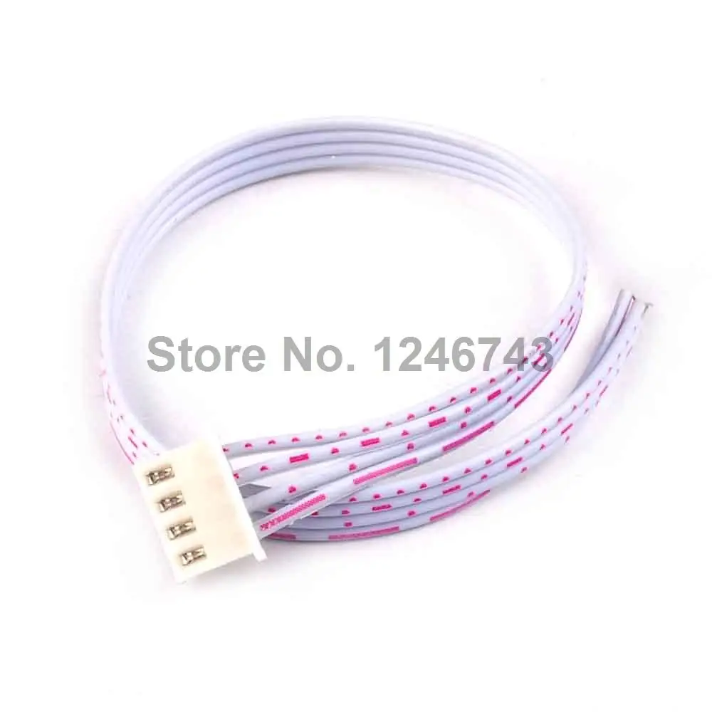 

10PCS 20cm XH Red White Ribbon Cable Dual Head Same Direction XH2.54 4P Connector