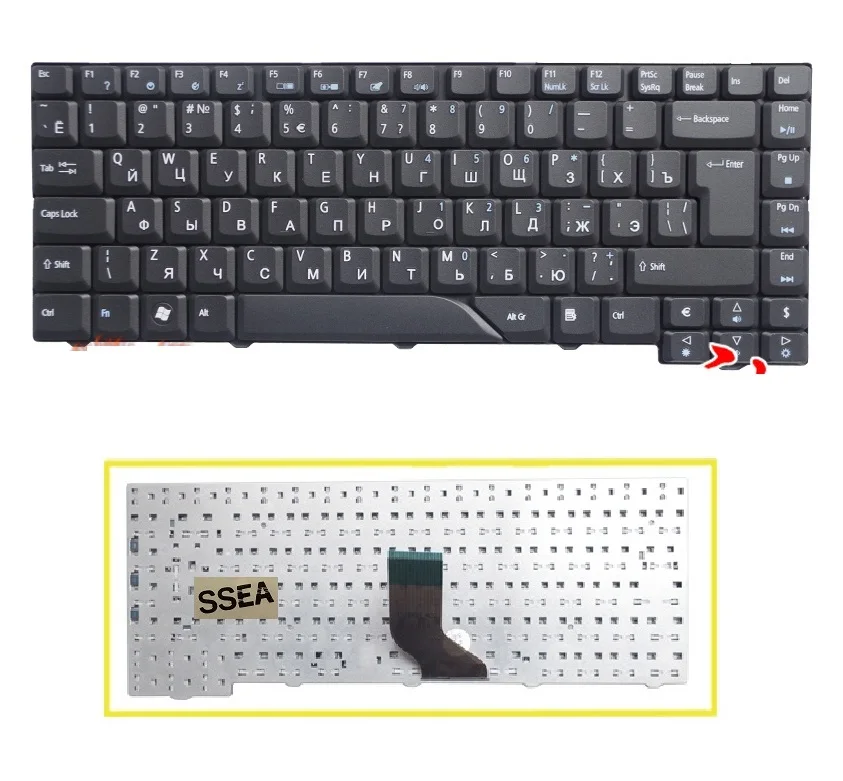 NEW FOR Acer Aspire E1-572G E1-572P E1-572PG E1-731 E1-731G Keyboard Nordic