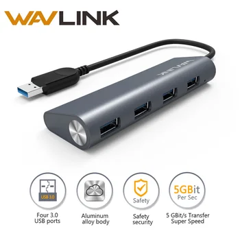 

Super Speed 5Gbps 4 Port usb 3.0 hub Aluminum USB Hub 3.0 Portable Multi-Function Plug and play Dock for Windows Vista/XP Mac