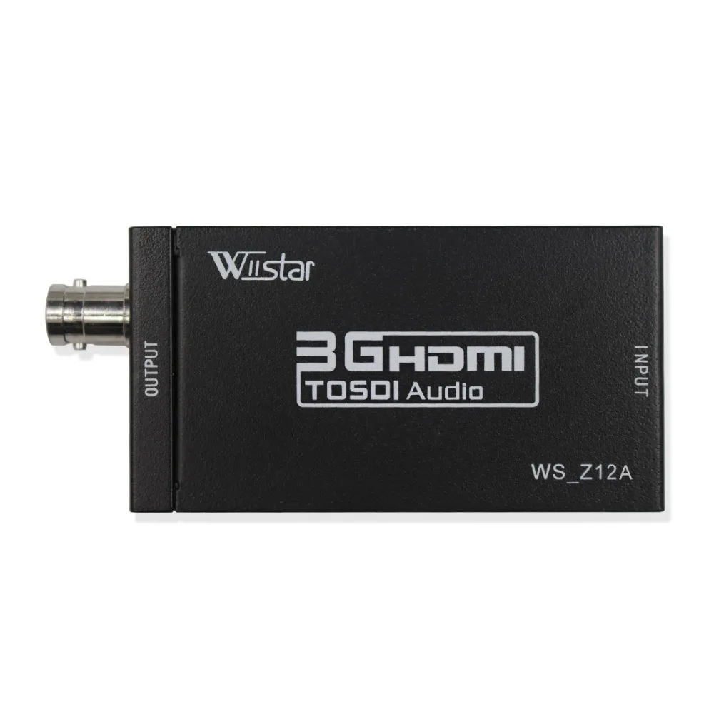 Wiistar HDMI к SDI аудио Spdif конвертер коробка HDMI к BNC SD HD 3G-SDI с 3,5 мм аудио для монитора камеры