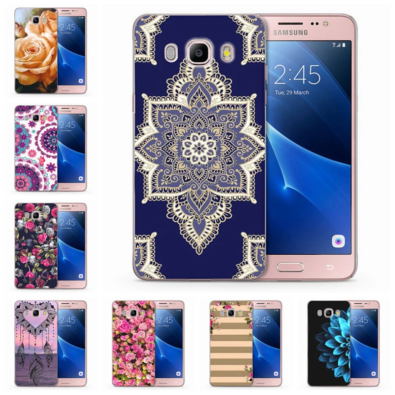 Для Samsung Galaxy J1 J2 J3 J5 J7 prime J120 J320 J330 J530F чехол с цветным узором прозрачный силиконовый