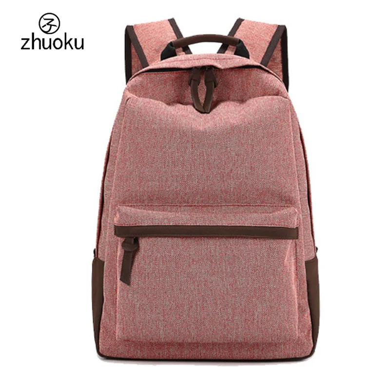 Backpack women men Rucksack Good quality Canvas Backpack school bags for girls Laptop backpack Free shipping