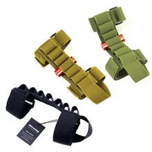 Тактический приклад дробовик держатель оболочки Перевозчик патронов мешок для 12 г/20 г левой/правой руки