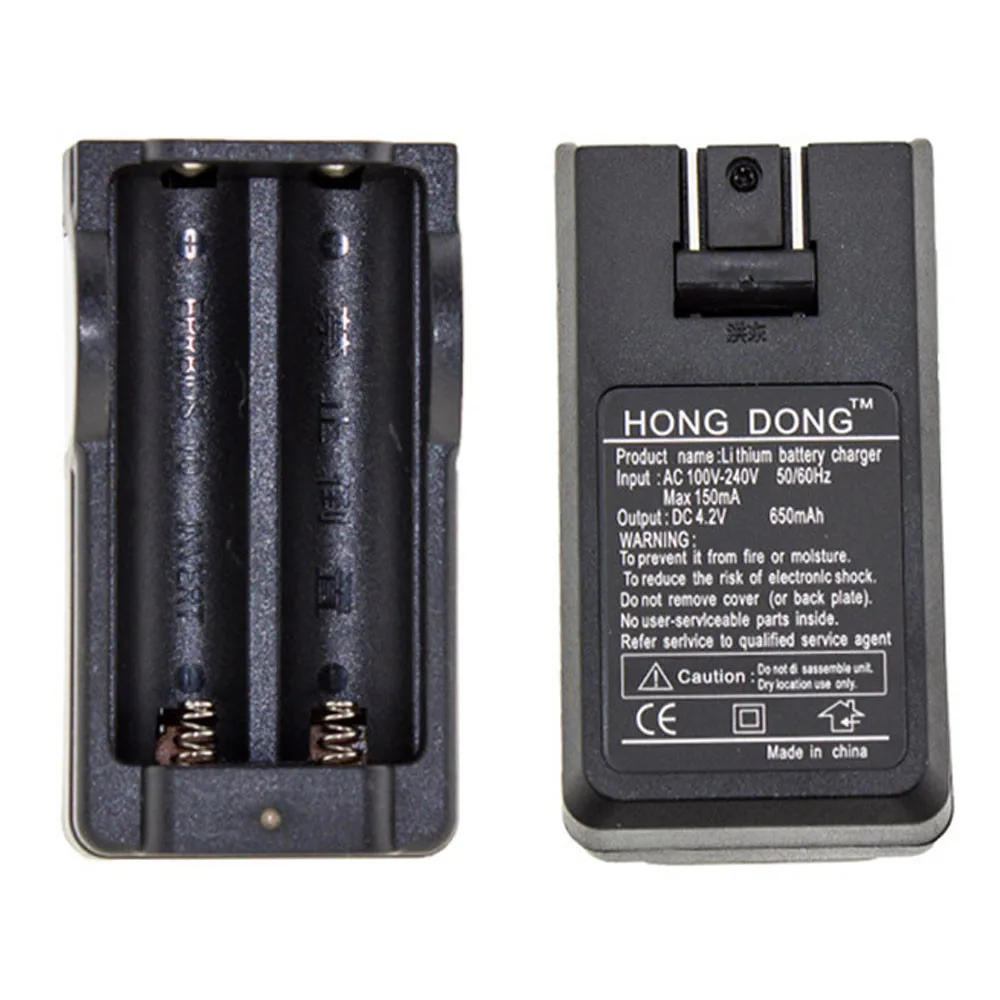 

Universal EU Plug 18650 Dual Li-ion Battery Charger Ajustable Charging For 3.7V 18650 16340 14500 Lithium Rechargeable Battery20