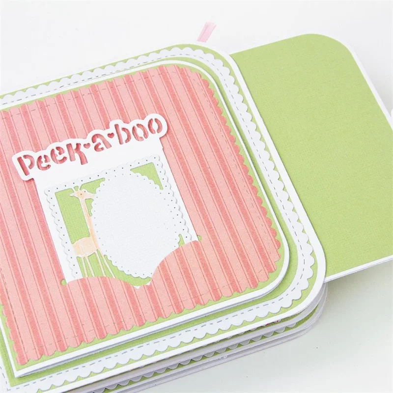 

"Peekaboo" "My first steps" Words Metal Cutting Dies for Scrapbooking DIY Photo Album Card Making Decorative Stencils New 2019