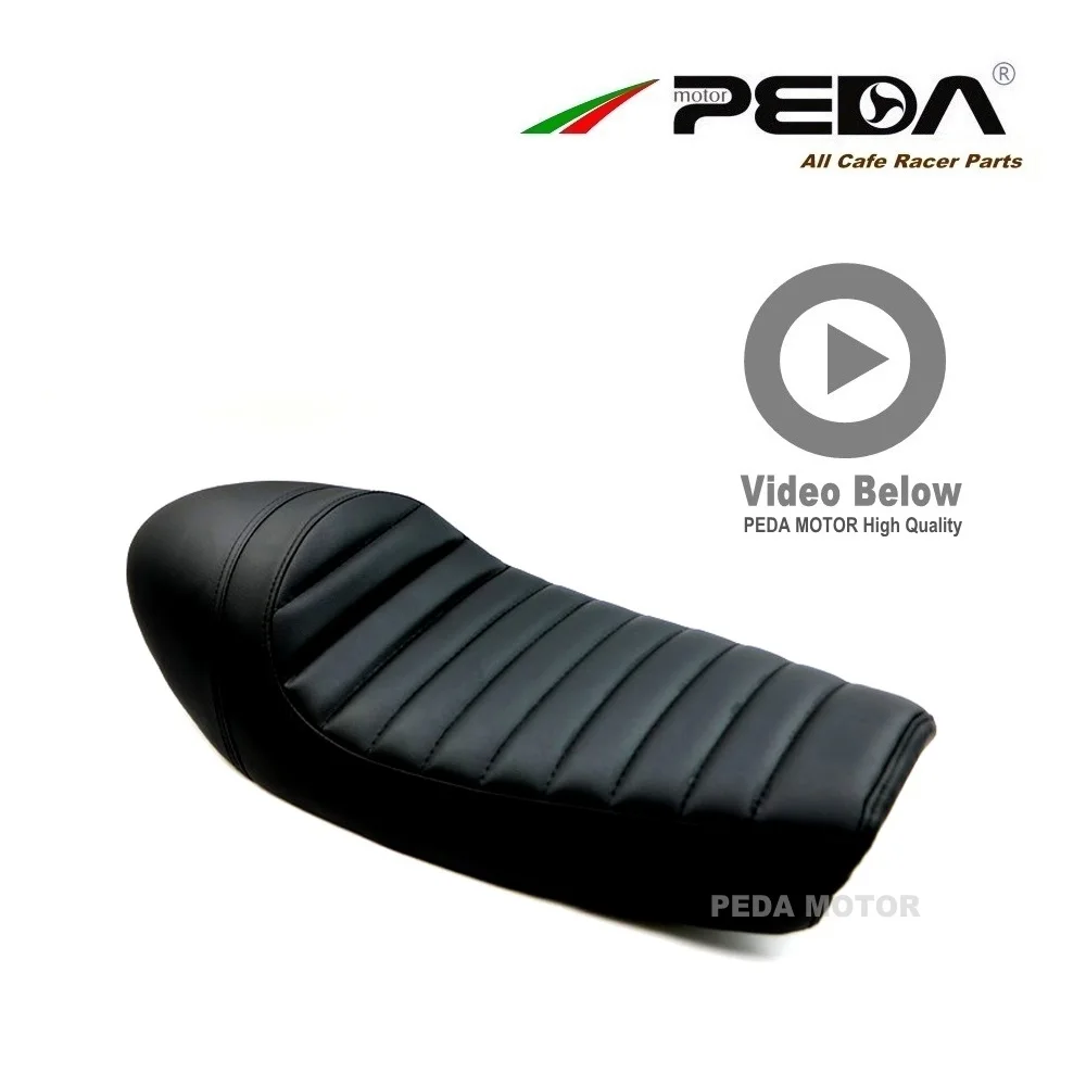A9 PEDA Кафе Racer Seat A Hump 60 см черный для HONDA CG YAMAHA SR мотоциклетные винтажные кожаные