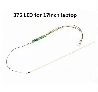 

20pieces of led backlight lcd laptop dimmable lamps adjustable light update kit strips + board 9 - 25 v input for 17 "laptop scr