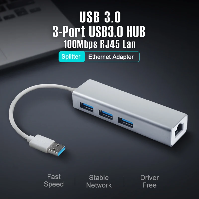 Ofccom USB Ethernet usb-хаб для RJ45 Lan сетевая карта 10/100 Мбит/с Ethernet-адаптер для Mac iOS портативных ПК Windows USB 3,0 концентратор