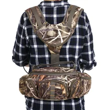 Lixada 56*22 см, сумки для рыбалки для мужчин и женщин, многофункциональная Регулируемая поясная сумка для наружного туризма, кемпинга, рюкзак с несколькими карманами