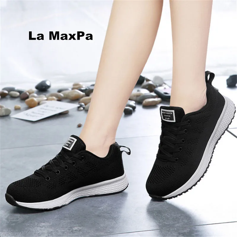 Кроссовки для женщин 2018 бренд сетки женские кроссовки для бега спортивная женская обувь кроссовки сетки свет обувь на платформе Размеры 35-