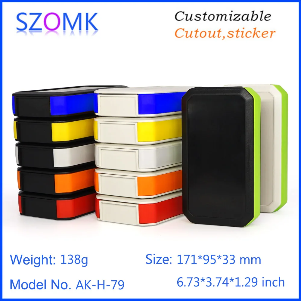 szomk handheld plastic box for electronics instrument housing plastic enclosure for pcb design junction box device project box (14)