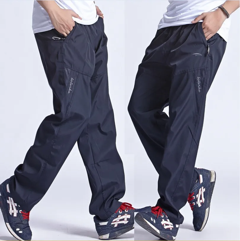 Casual Pants Sports Pants Casual Sports Pants Mens autumn Summer Sportwear Pants Mens Casual Sweatpants sports Breathable Joggers Quick Dry Trousers Male Loose Wide Leg Pants