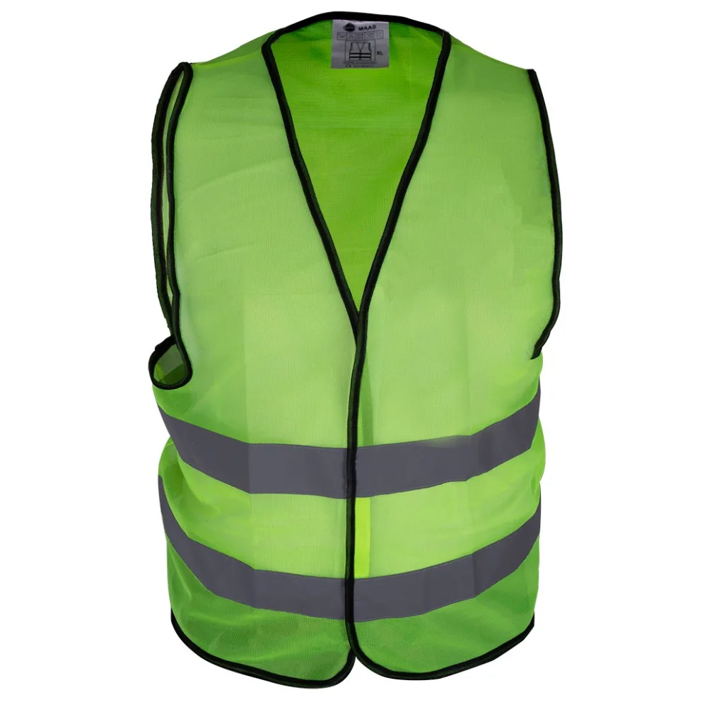 

Kawosen Car Motorcycle Reflective Safety Clothing High Visibility Hi Viz Vest Warning Coat Reflect Stripes Tops Jacket RSC_01