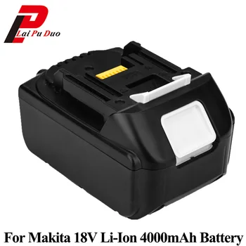 

18V 4.0Ah Li-Ion Replacement Power Tool Battery For MAKITA: BL1830 LXT400 194205-3 BDF452HW 194309-1 BJR181 LXT401