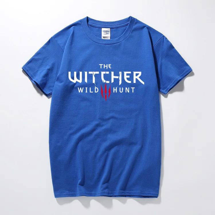 The Witcher 3 T Shirt Summer Men Women Cotton Short Sleeve the witcher t-shirt Geralt de Riv Men Clothing Tops Tee