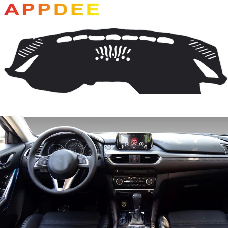 APPDEE для Mazda 6 GL Atenza 2016 2017 приборной панели кувертюр Dashmat тире коврик апасных-Soleil