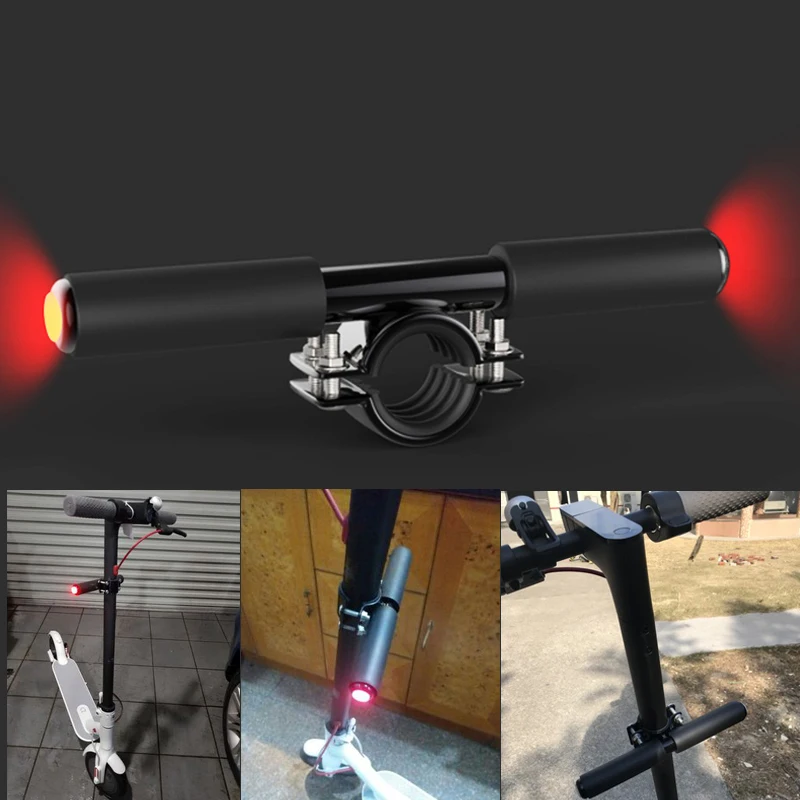 baratas Xiaomi atualizada Mijia M365 Scooter Elétrico Skate Crianças Crianças Aperto do Punho Saco Titular Bar Knob com Luz de Aviso de Segurança