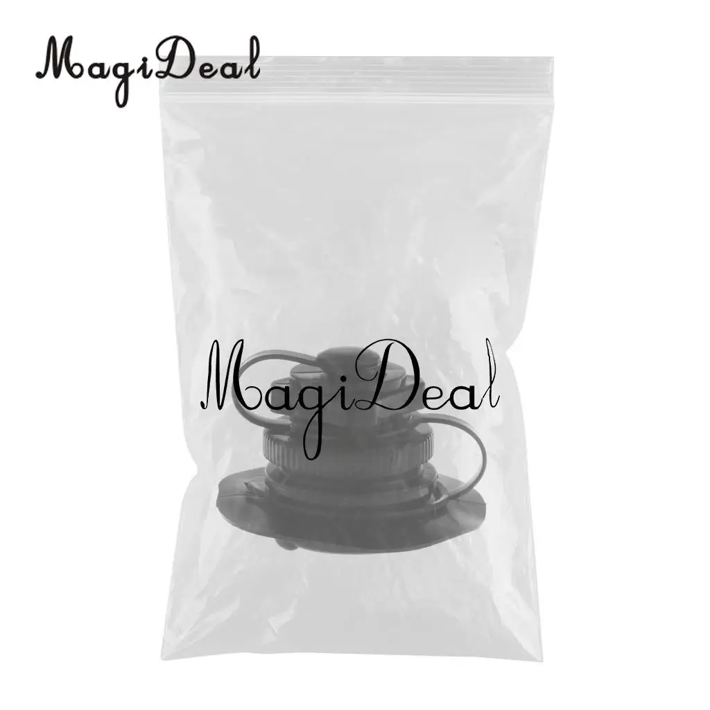 MagiDeal High Quality Replacement Air Valve Cap Screw Tool for Inflatable Boat Kayak Rubber Dinghy Raft Airbed Black 22 x 50mm