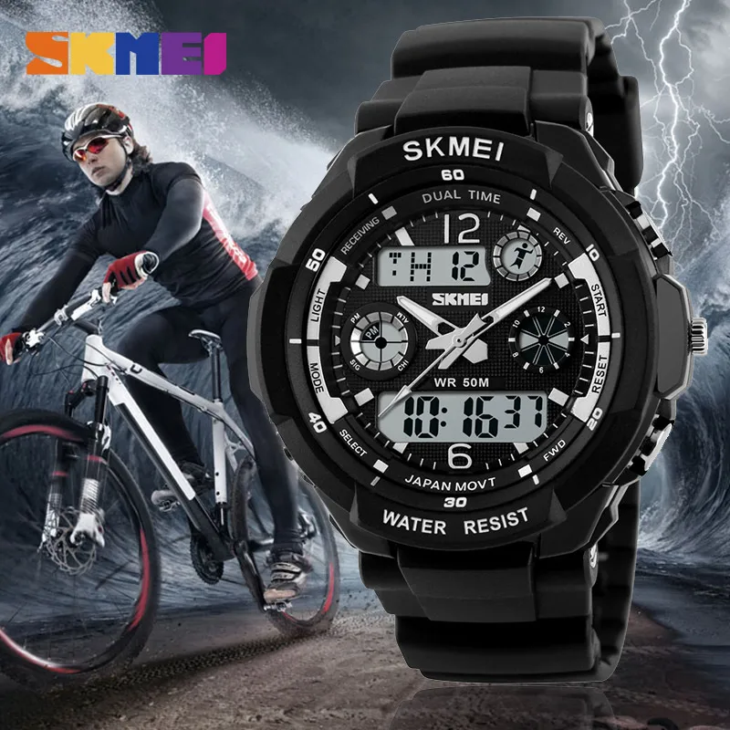 

SKMEI Luxury Brand Sports Watches Shock Resistant Men LED Watch Military Digital Quartz Wristwatches Relogio Masculino