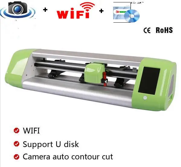 15 min Vinyl Cutter Automatic Contour Cutting Plotter with wifi and camera auto free shipping