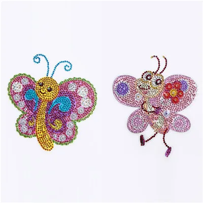 Special shaped Diamond Embroidery OWL butterfly bee Diamond Painting For kids Round Diamond Sticker For Cup Book Phone Decor DIY - Цвет: ZN001