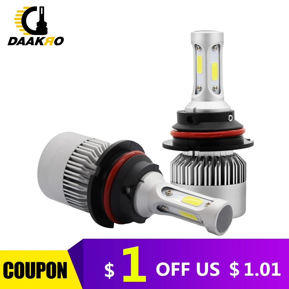 

2PCS Auto 36W 12000LM Super Bright 3 Sides S2 LED HIR2 36W 12000LM/Set Car led Headlight Automobiles Front Bulb 6500K Car