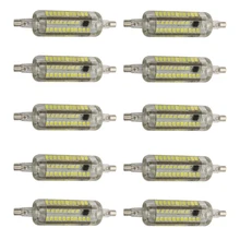 10X Водонепроницаемый AC 220 V Кукуруза лампа 78 мм свет SMD 2835 360 градусов R7S светодиодный лампочка 5 Вт энергосберегающие заменить галогенные Bombillas