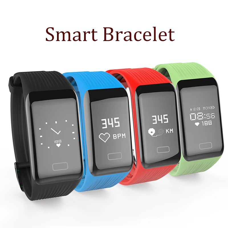 BANGWEI IP67 Smart Watch Fitness Heart Rate Monitor Blood Pressure Belt Pedometer Bluetooth For IOS Android Phone + Box