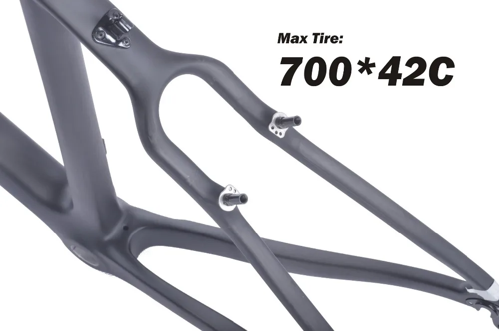 2020 MIRACLE Thru axle 700x42C карбоновая рама CycloCross V brake Di2 и механическая велосипедная