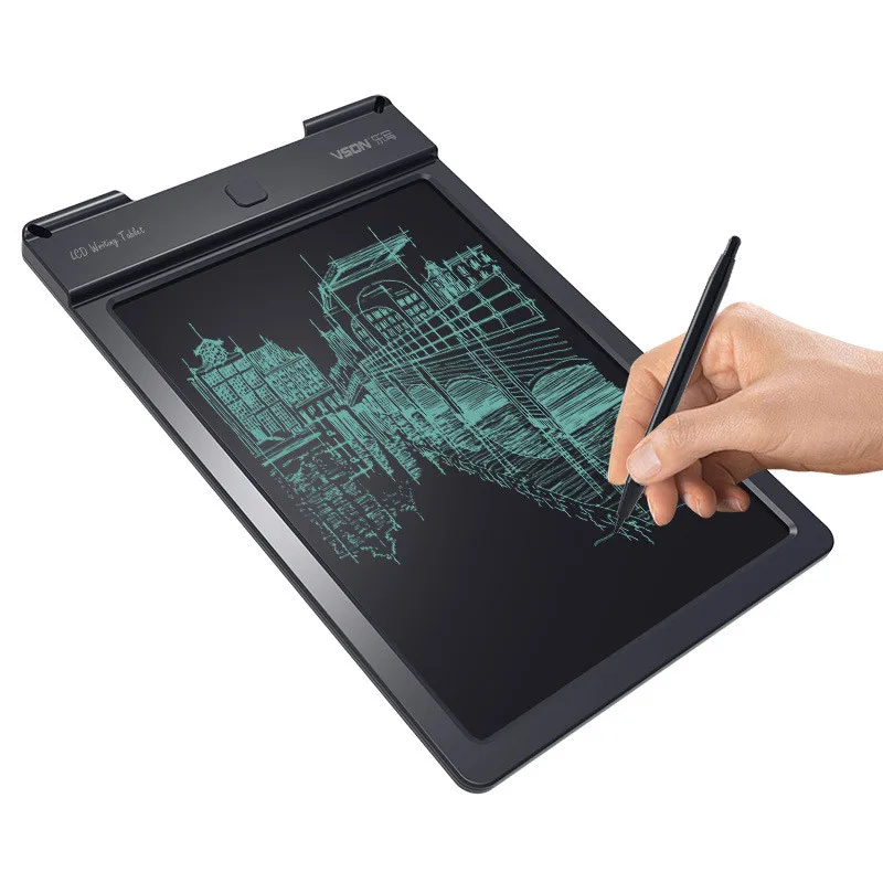 13 дюймов ЖК-дисплей для рисования электронный планшет для детей для рукописного ввода Экологичная прочная доска с Стилус