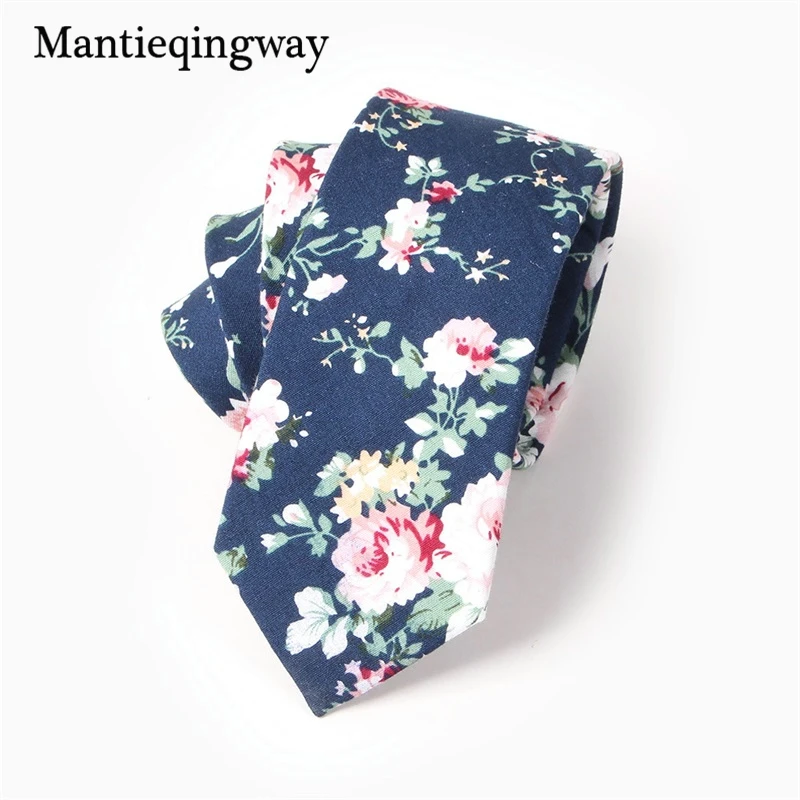 6 см 20 цветов Цветочные Галстуки для мужчин тощий хлопок галстук галстуки Hombre Gravatas тонкий брак жениха шеи галстук