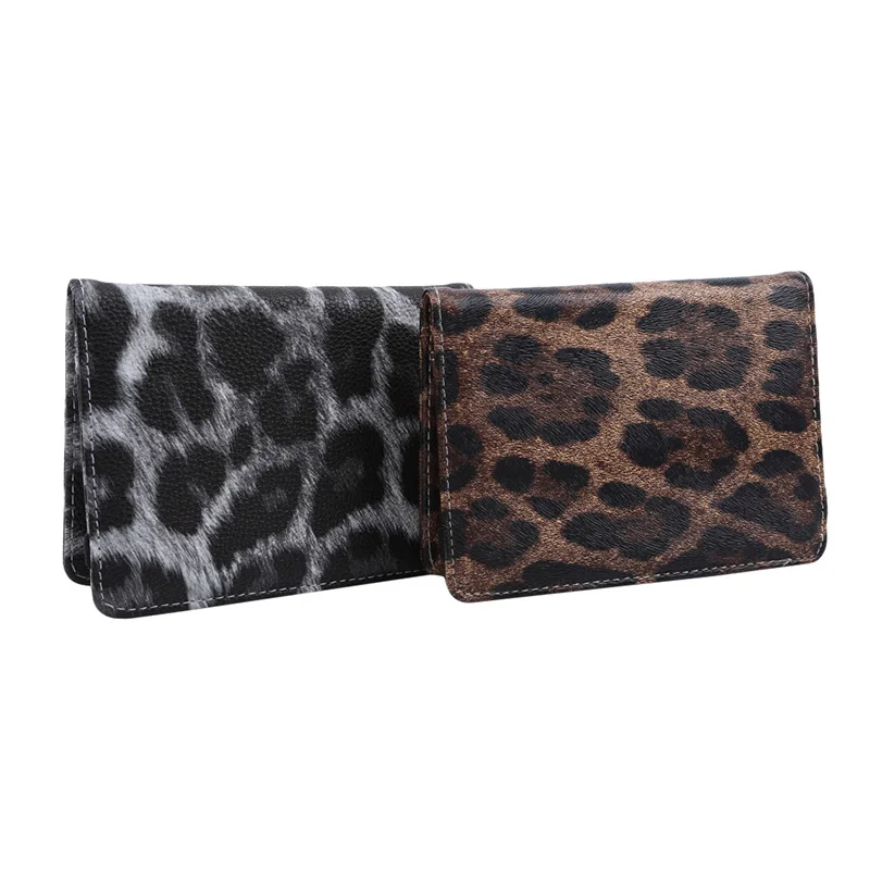 Новинка большая леопардовая Сумка-держатель для паспорта с цветочным принтом