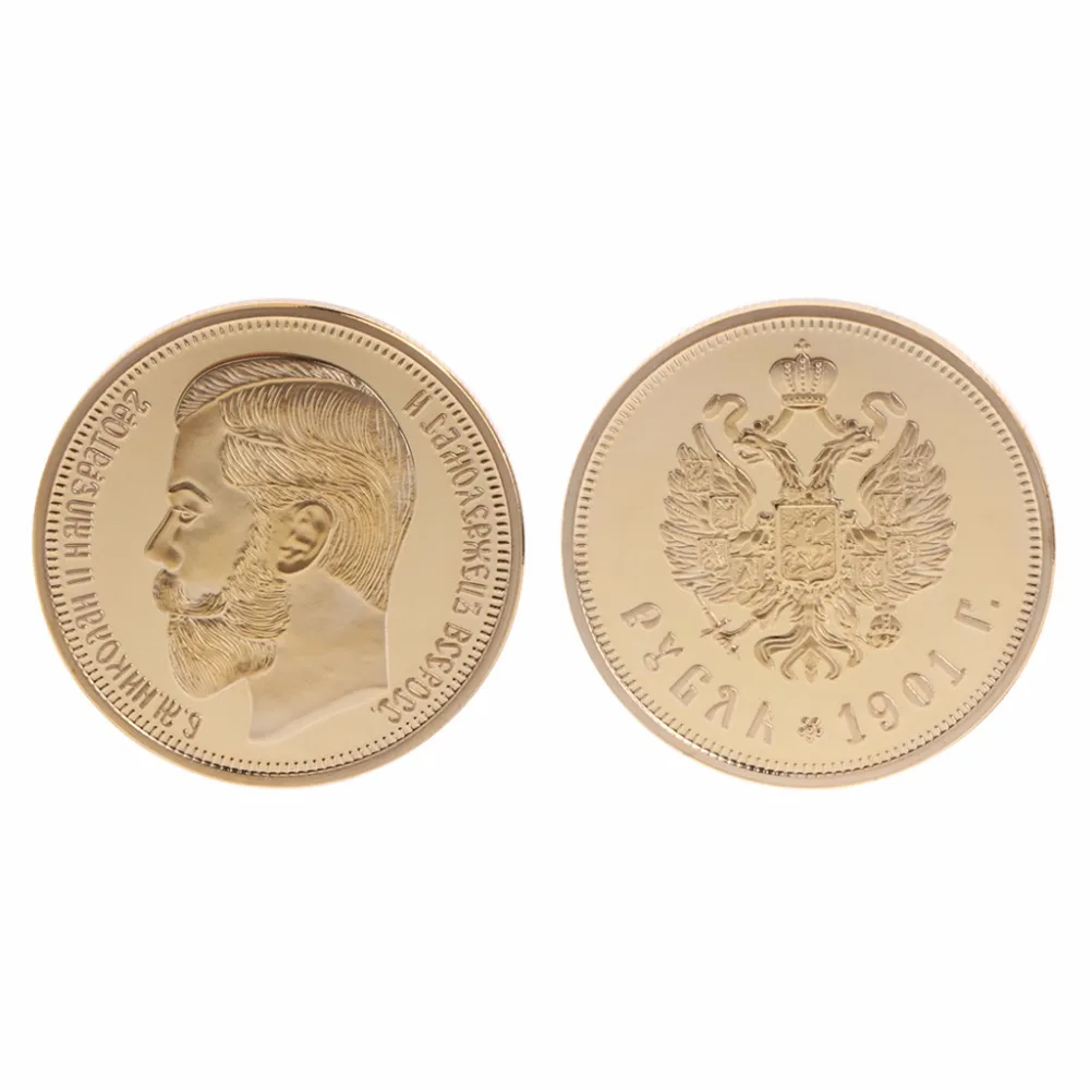 

Commemorative Coin Russian 1901 Collection Arts Gifts BTC Bitcoin Alloy Souvenir Hot Sale