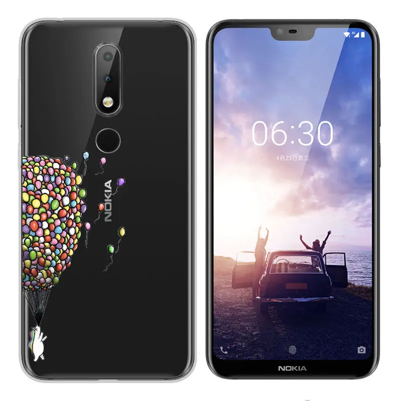Arvin Soft TPU Case for Nokia 2 3 5 6 7 2017 Painted Cover for Nokia X6 2018 Nokia 6 2018 7 8 3.1 6.1 Protective Silicone Case  (5)