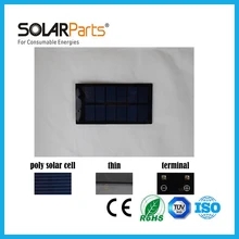Solarparts 5pcs 62*120mm 6V/150mA mini epoxy resin solar panel solar module used for educational toys LED light outdoor diy kit