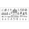 6*12CM Nail Stamping Plates Multi Beautiful Pattern Image Stamping Manicure Nail Art Template Plates For Nail Art DIY Tools BV# 2