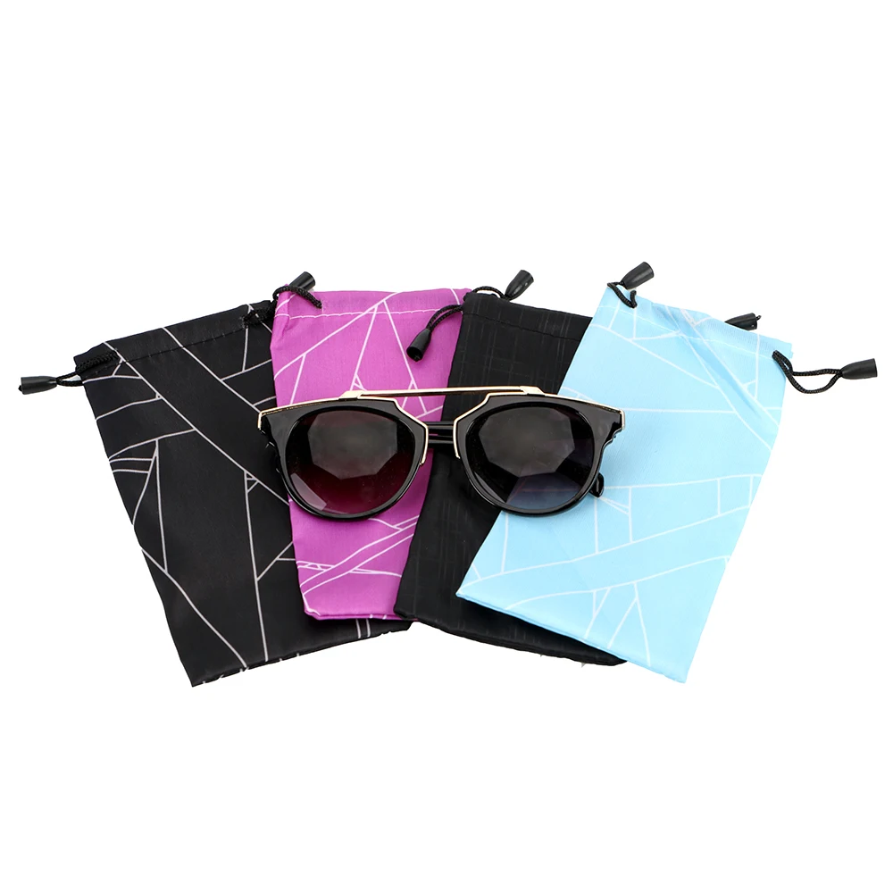 

LEEPEE Universal Waterproof Dustproof Car Glasses Bag Sunglasses Box Stowing Tidying eyeglasses pouch Soft Cloth