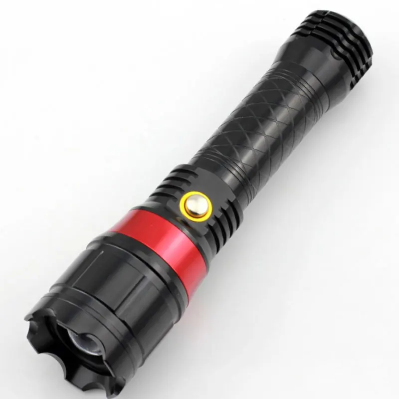 

Infrared Flash Light Q5 280 Lumens Waterproof 3 Modes Zoomable Tactical Flashlight By 18650 Or 3*aaa Red Laser Torch Light