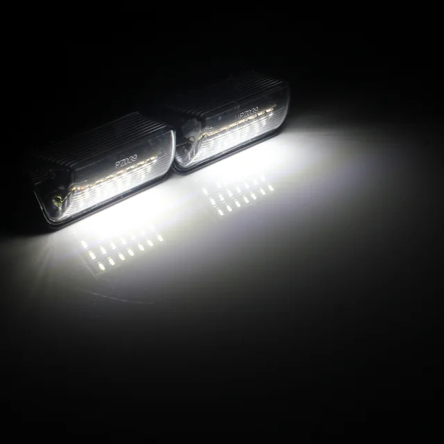 Brighten up your PEUGEOT license number plate with ANGRONG Canbus LED lights