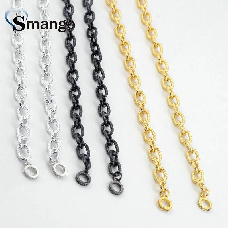 

10 Pieces, Jewelry Accessories, The Oval shape Chains Setting CZ, DIY Accessories, 3 Plating Colors,can Wholesale