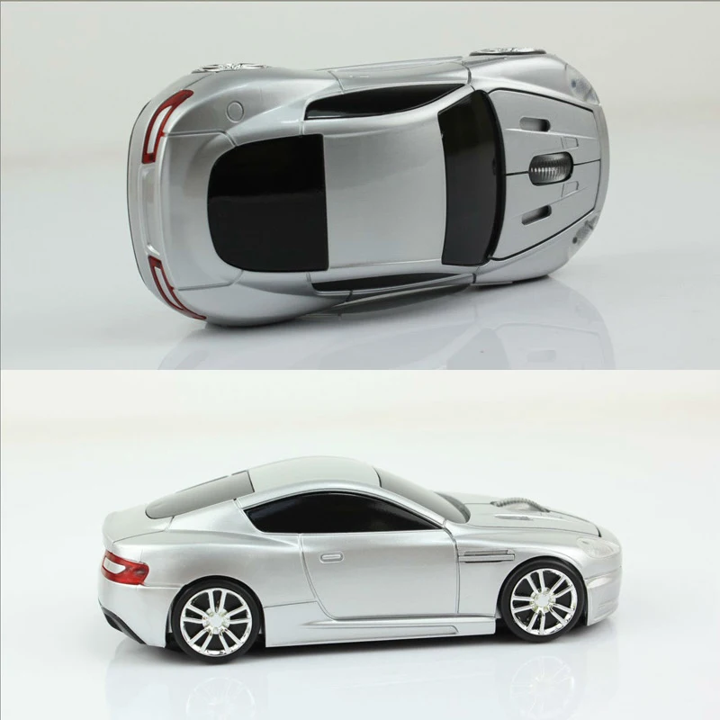 Беспроводная 3D спортивная компьютерная мышь в форме автомобиля 2 4 ГГц Usb
